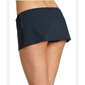 Calvin Klein Swimwear Pull On Low Rise Micro Skirt Black Women's Size XL NWT